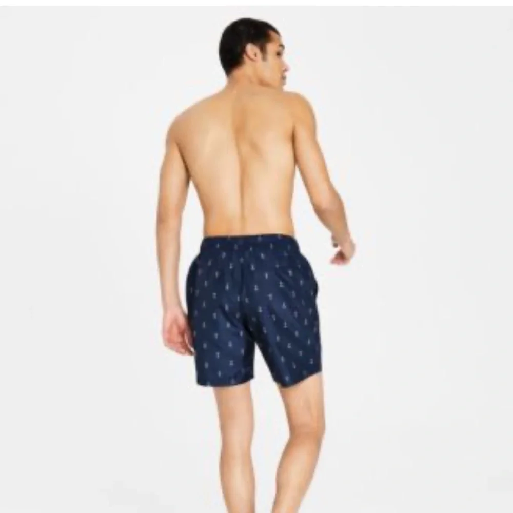 Banana Republic Men's Navy-Print Shorts